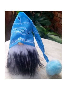 Biker Gnome Slouchy Hat Bandana Motorcycle Decor